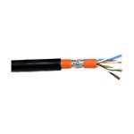Cat.7 Innen-/Aussenkabel 1200MHz AWG23 S/FTP,PE Mantel,...