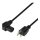 EFB Netzleitung USA/NEMA 5-15P - C13 90, schwarz, 1,8 m, SVT AWG18 x 3C