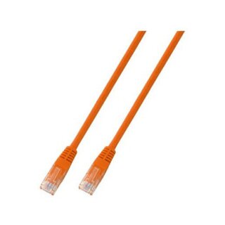 EFB RJ45 Patchkabel Cat.5e U/UTP PVC CCA orange 20m