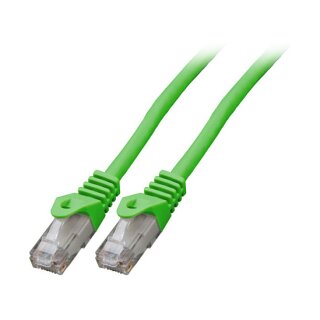 EFB RJ45 Patchkabel Cat.6 U/UTP LSZH CCA grn 25m