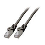 EFB RJ45 Patchkabel Cat.6 U/UTP LSZH CCA schwarz 0,5m