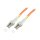 EFB Duplex Patchkabel LC-LC OM1 0,5m LSZH 2mm orange
