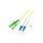EFB R&M Duplex Patchkabel E2000/APC-LC OS2 3m 3mm gelb G657A1 Grade C