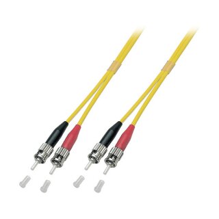EFB Duplex Patchkabel ST-ST OS2 G652D 1m LSZH 3mm gelb