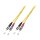 EFB Duplex Patchkabel ST-ST OS2 G652D 1m LSZH 3mm gelb