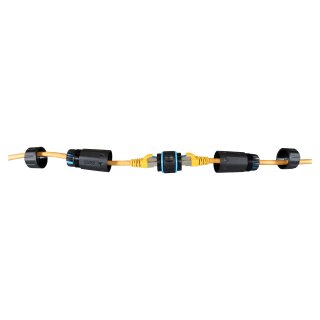 EFB RJ45 Cat.6 IP68 Durchfhrungskupplung,Buchse/Buchse Verb
