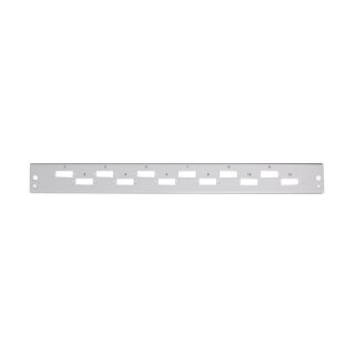 EFB Frontblende 6 x SC Duplex/LC Quad vertikal, grau