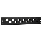 EFB Frontblende 24 x SC Duplex/LC Quad vertikal, schwarz