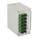 EFB Hutschienenbox OS2 G652D 12xSC/APC Pigtail abgesetzt...