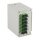 EFB Hutschienenbox OS2 G652D 12xSC/APC Pigtail abgesetzt 6x SC/APC-Duplex Kupplung