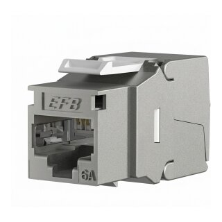 EFB RJ45 Keystone STP, Cat.6A, 500MHz, Komponenten zertifiziert, 24-Set