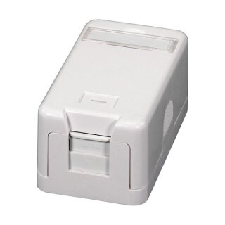 EFB Keystone Verteilerbox Aufputz, 1-Port, Staubschutz selbstschlieend