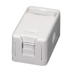 EFB Keystone Verteilerbox Aufputz, 1-Port, Staubschutz...
