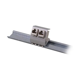 EFB Keystone Modulhalter fr Hutschiene, Edelstahl, fr 1x Keystone