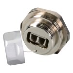 EFB LC Duplex IP67 Durchfhrungskupplung,Metallausfhrung K