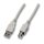 EFB USB2.0 Anschlusskabel A-B, St.-St., 1,5m, grau, Classic