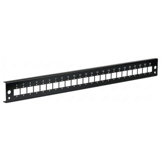 EFB Frontblende 24xE2000Duplex, E2000 Compact (RDM) gerade Vers. Sw