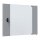 EFB Glastr fr X-Rack Wandgehuse 9HE grau RAL7035 3/3