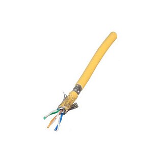 EFB Rohkabel Cat.7, S/FTP, LSZH, gelb, 100m Ring