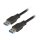 EFB USB3.0 Anschlusskabel A-A, St.-St., 5,0m, schwarz, Premium