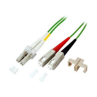 EFB Duplex Patchkabel LC-SC OM5 1m LSZH 2mm limettengrn