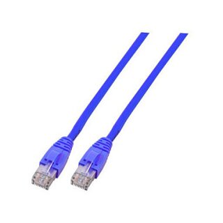 EFB RJ45 Patchkabel Cat.6 U/UTP LSZH CCA blau 1m