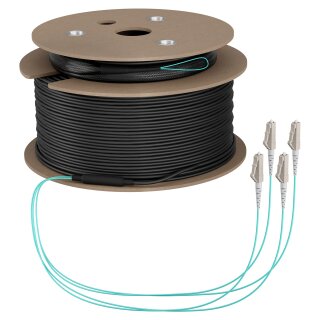 EFB Trunkkabel U-DQ(ZN)BH OM3 4G (1x4) LC-LC 200m Dca LSZH