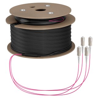 EFB Trunkkabel U-DQ(ZN)BH OM4 4G (1x4) SC-SC 50m Dca LSZH