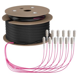 EFB Trunkkabel U-DQ(ZN)BH OM4 12G (1x12) SC-SC 200m Dca LSZH