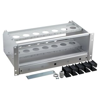 EFB 19" Baugruppentrger 3HE/84TE plus 1HE Kabelberlngenfach