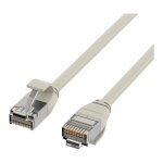 EFB RJ45 Patchkabel Cat.6A U/FTP TPE 4mm ultraflex grau...