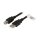 EFB USB2.0 Anschlusskabel A-B, St.-St., 0,5m, schwarz, Premium