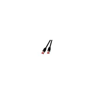 EFB RJ45 Patchkabel Cat.6A S/FTP LSZH Draka UC900 TM21 schwarz 0,5m
