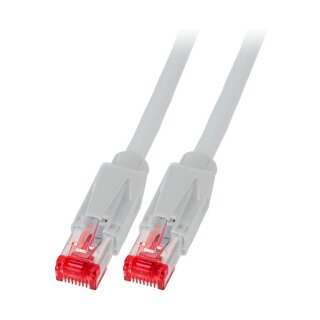 EFB RJ45 Patchkabel Cat.6A S/FTP LSZH Draka UC900 TM21 grau 15m