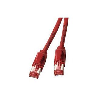 EFB RJ45 Patchkabel Cat.6A S/FTP LSZH Draka UC900 TM21 rot 15m
