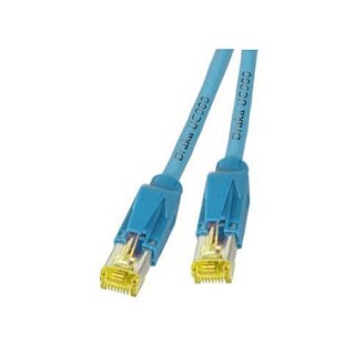 EFB RJ45 Patchkabel Cat.6A S/FTP LSZH Draka UC900 TM31 blau 7,5m