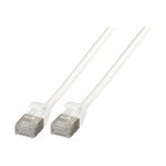 EFB RJ45 Patchkabel Cat.6A U/FTP TPE 4mm ultraflex wei 0,25m