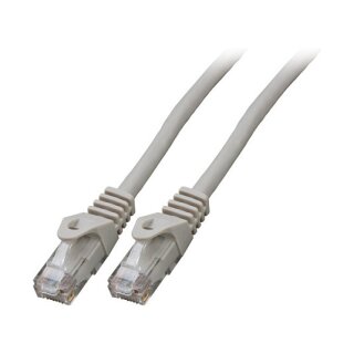 EFB RJ45 Patchkabel Cat.6 U/UTP LSZH CCA grau 50m