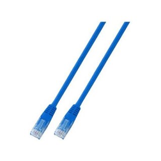 EFB RJ45 Patchkabel Cat.6 U/UTP PVC CCA blau 7,5m