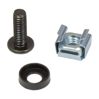 Good Connections M6 Schrauben 20 mm 50er Set schwarz