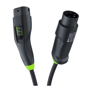 Green Cell Habu EV-Ladestation 7m 2-in-1 11kw Black