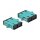 LWL Kupplung SC Duplex Buchse zu SC Duplex Buchse Multimode 4 Stück hellblau