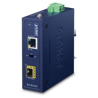 Planet IGT-815AT Industrial Compact Media Converter
