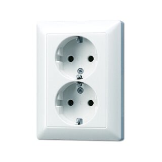 Jung AS 5020 U WW UP-Steckdose 2f für 1 UP-Dose