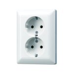 Jung AS 5020 U WW UP-Steckdose 2f für 1 UP-Dose
