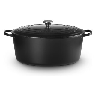 Le Creuset Bräter 40cm, mattschwarz