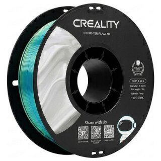 Creality CR-Silk PLA Filament Blau/Grn, 3D-Filament (1 kg, 1,75 mm, auf Rolle)