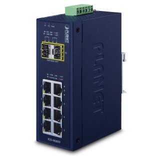 Planet IGS-1020TF 8-Port Industrial Ethernet Switch