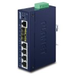 PLANET Industrial L2+ 4-Port 10/100/1000T + 2-Port