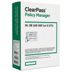 HPE Aruba ClearPass NL OB 100 USR 1yr E-STU